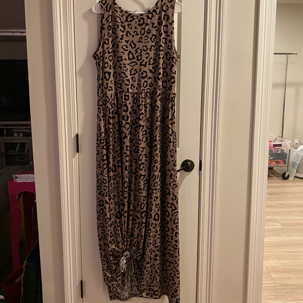 Leopard Maxi Dress